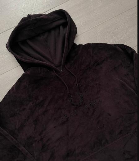 Fred Perry Hoodie Kapuzenpullover Velours Damen Gr.12 wie L/40 in Frankfurt (Oder)