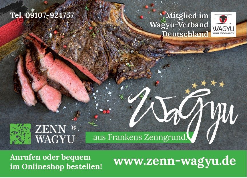 Wagyu Weide-Rindfleisch aus eigener Zucht in Trautskirchen