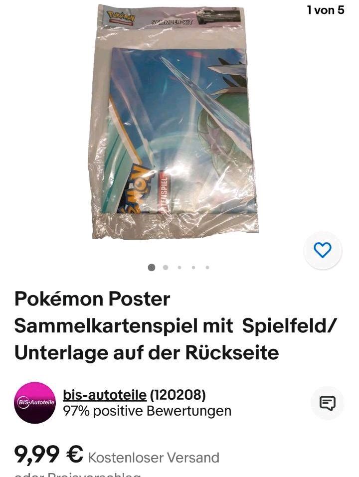 Pokemon Sammelkartenspiel Poster 7Stk in Niemetal