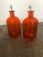 ❤️ tolle Vasen Blumenvasen Flüssigwachskerzen orange NEU! 2 Stück Nordrhein-Westfalen - Detmold Vorschau
