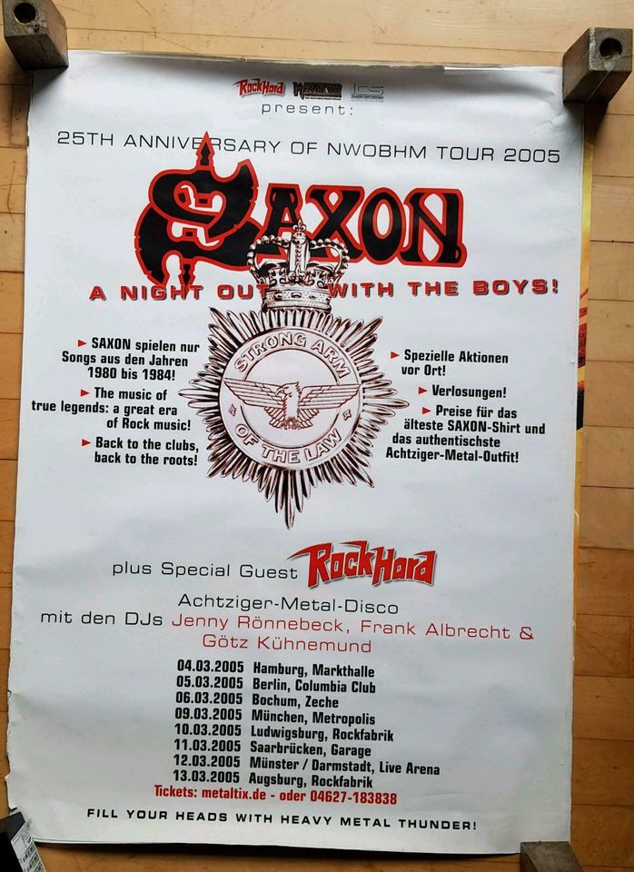 POSTER von SLIPKNOT, KORN, APOCALYPTICA, Fall Out Boy, Beck, ASP in Berlin