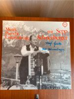 Schallplatte Akkordeon-Musik Sepp Schneeberger, 1 LP m. Autogramm Bayern - Schwindegg Vorschau