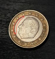 1 euro münze "belgien" aus 1999 (dezentriert) Thüringen - Klettbach Vorschau