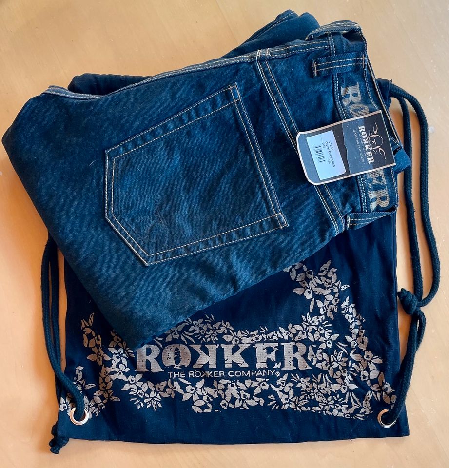 ROKKER ORIGINAL RAW HERREN MOTORRAD JEANS W30/L34 RAW DENIM - NEU in Kempten