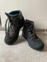 Meindl Wanderschuhe Wildleder braun/ grün 39 unisex Nordrhein-Westfalen - Neuss Vorschau