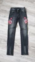 Staccato |Jeans | floral | Blüten | schwarz | Größe 146 Simmern - Hunsrück Vorschau