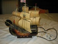 alte Segelschiff Lampe vintage shabby chic Fernsehlampe Saarland - St. Ingbert Vorschau