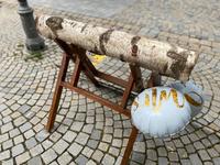 Verleih; Sägebock inkl. Baumstamm und Schrotsäge Bayern - Haßfurt Vorschau