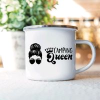 Camping King Queen Emailletasse Tasse Camping Nordrhein-Westfalen - Medebach Vorschau