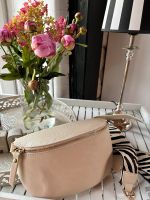 Tasche Leder Crossbody Creme beige 2 Tragegurte Niedersachsen - Ostrhauderfehn Vorschau