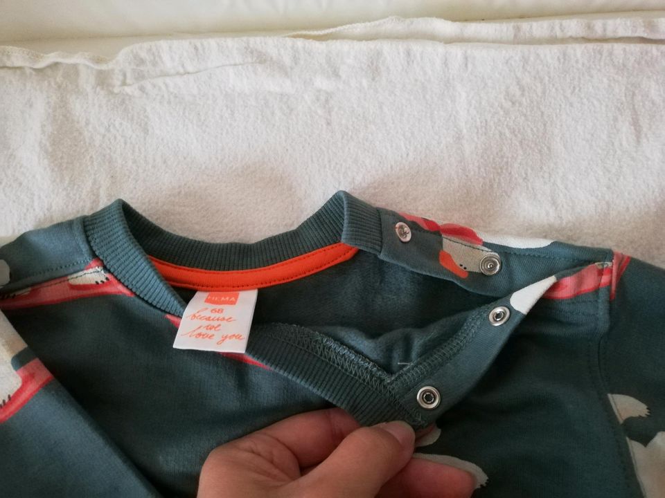HEMA Newborn Baby Set Sweatshirt/ Pullover und Hose in Giesen