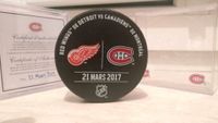 Official game used NHL Puck Montreal Canadiens Puk  Eishockeypuck Thüringen - Meiningen Vorschau