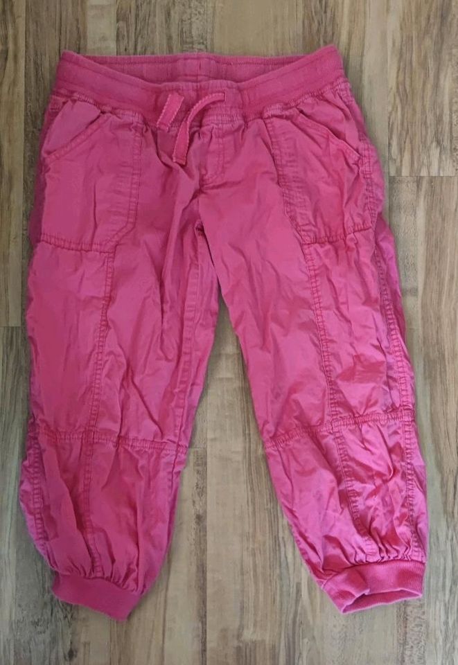 Dreiviertel Hose pink 36 Stoff Sommer Capri Hose in Delitzsch