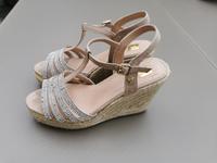 Tom Tailor Denim Sandalen Sandaletten mit Keilabsatz Wedges Gr.39 Bayern - Ebermannstadt Vorschau