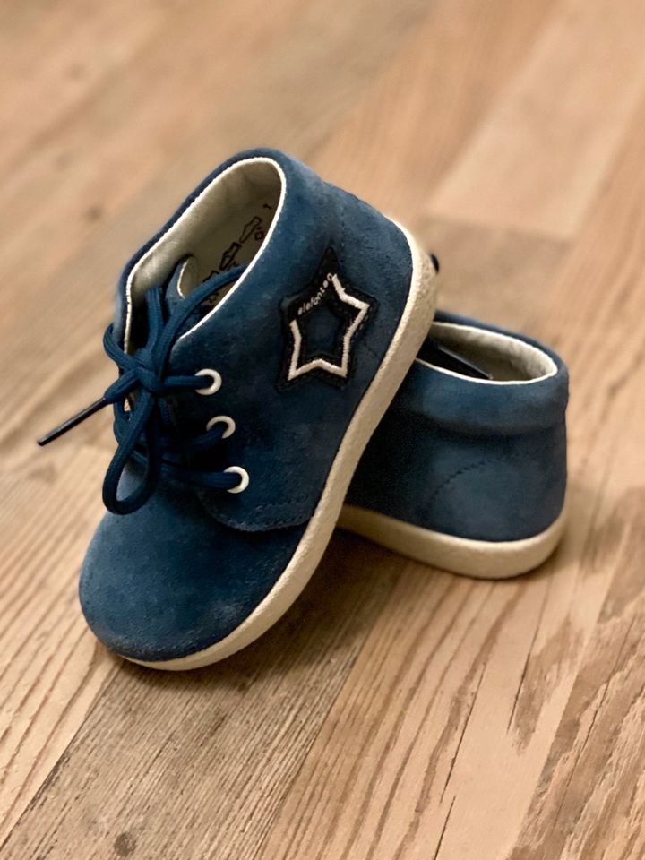 NEU ** ELEFANTEN Babyschuhe 22 WMS Schuhe blau LAUFLERNSCHUHE NEU in Markt Schwaben