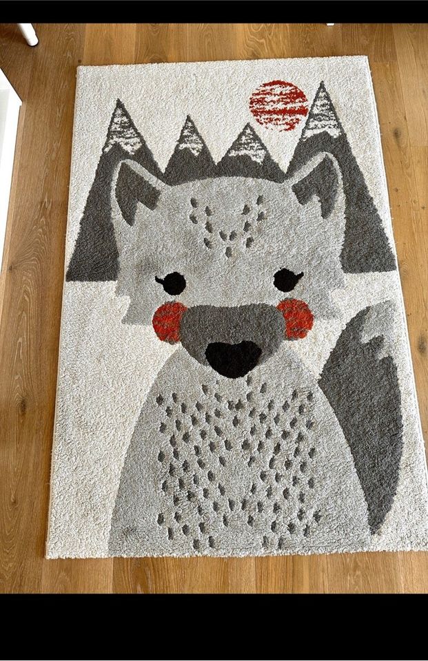 Nation Fox Fuchs Teppich Kinderzimmerteppich 100x150cm in Metzingen