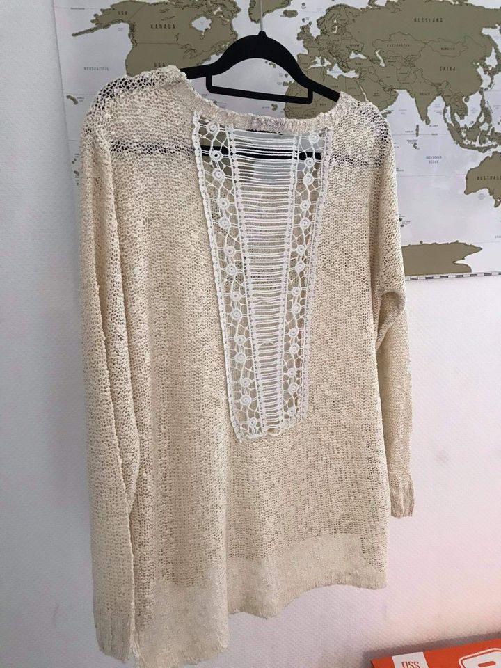 36 38 oversized Pullover Strickerei Vintage Retro boho ethno hipp in Leverkusen