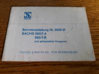 SACHS MOTOR 502/1 Betriebsanleitung Baden-Württemberg - Vöhringen Vorschau