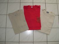 3 T-Shirts, rot & beige, Gr. M – 48/50 Sachsen - Wermsdorf Vorschau