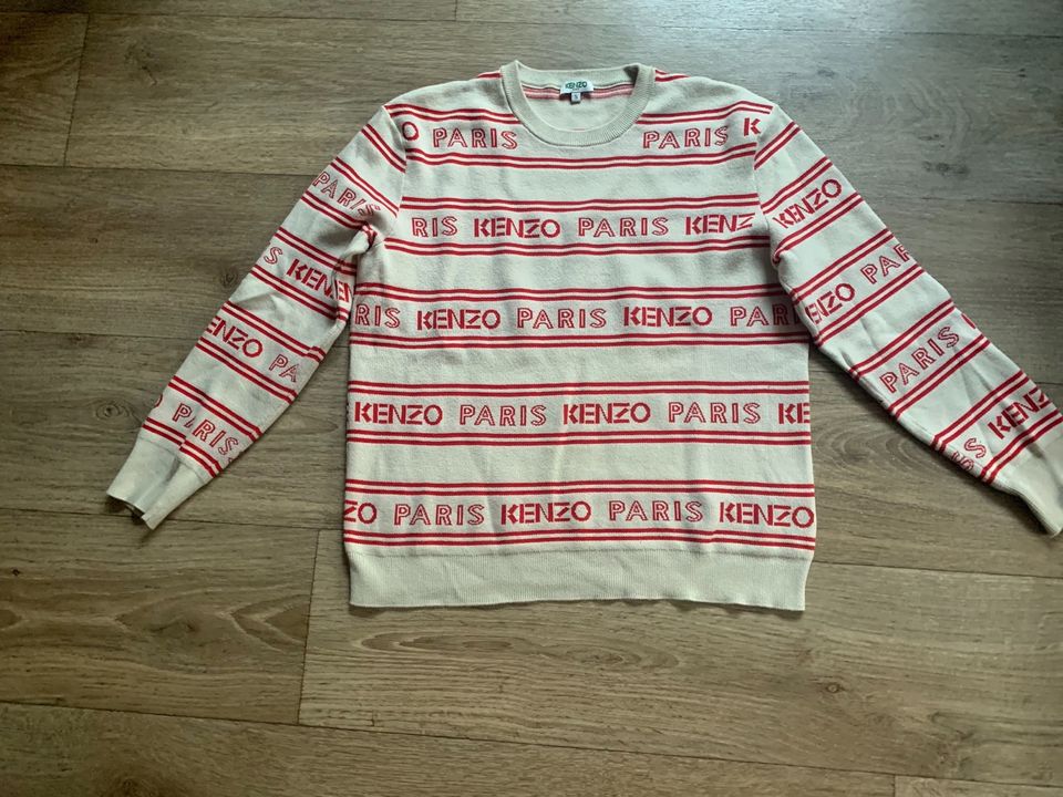 Kenzo Pullover beige/rot Gr.S in Umpferstedt