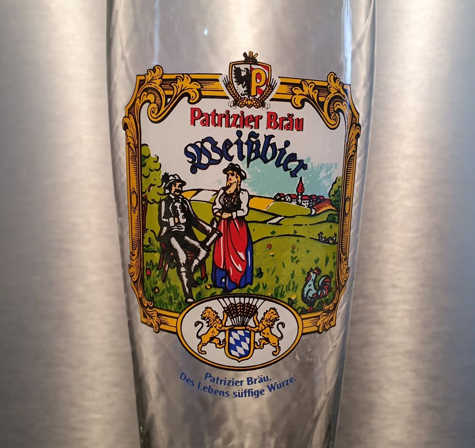 Weißbier- / Weizenbier Glas von Patrizier Bräu, Fürth in Neutraubling