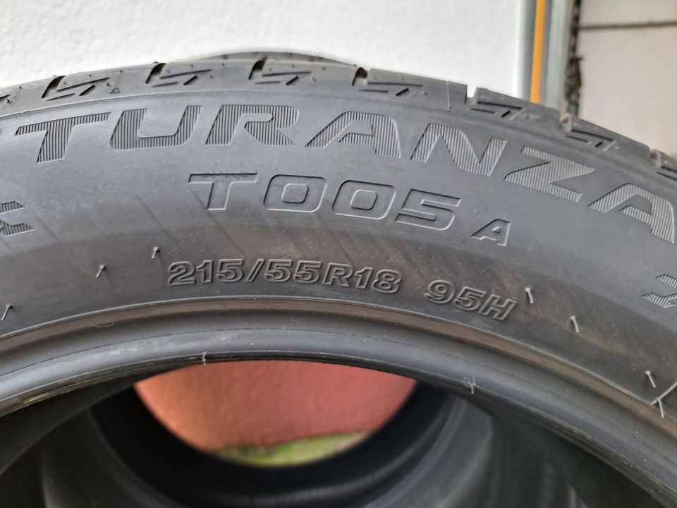 4 x Bridges­to­ne Turanza T005A 215/55 R18 95H Dot 4122 8mm Profi in Oberhausen
