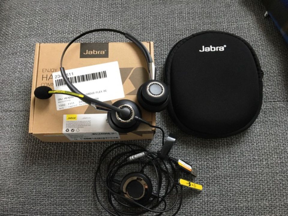 Kopfhörer Jabra BIZtm 2400 USB Bluetooth. Nagelneu. in München