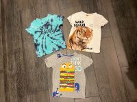 3x T-Shirt Set Tiger Burger Hai Gr. 98 Niedersachsen - Jesteburg Vorschau