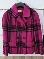 She ❤️ Jacke Mantel kariert Herbst Pink Magenta Gr.36 Wolle Karo Rheinland-Pfalz - Kaiserslautern Vorschau