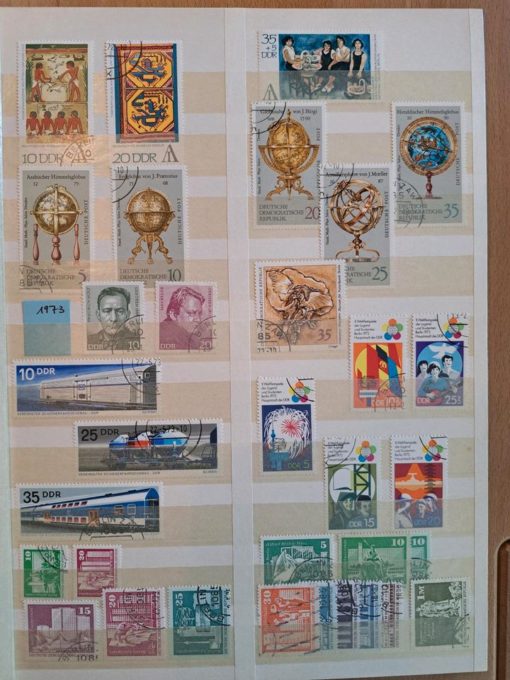Konvolut Briefmarken DDR 70er u. 80er in Essen
