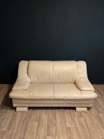 Leder Couch Sofa beige Creme Nordrhein-Westfalen - Heinsberg Vorschau