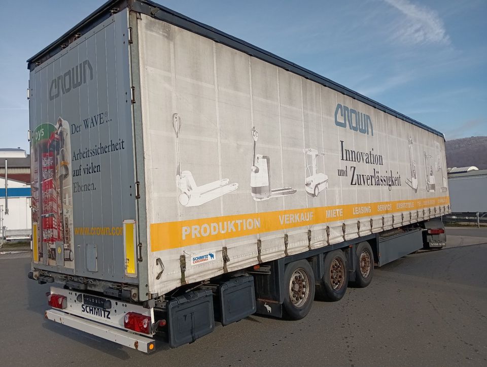 SCHMITZCargobull SCS24-13,62EB Standard Pal-Kiste Lift SAF Hubdac in Furth im Wald