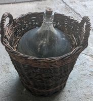 Wunderschöne Korbflasche Apfelwein Abbelwoi Glasballon 25-30l Hessen - Seligenstadt Vorschau