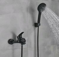 Badewannen Armatur Duschsystem mit Brause Schwarz Neu ✅ Nordrhein-Westfalen - Korschenbroich Vorschau