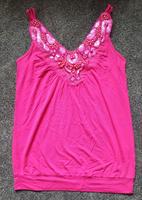 top Bluse gr. 38 M pink mit Perlen Sachsen - Zittau Vorschau