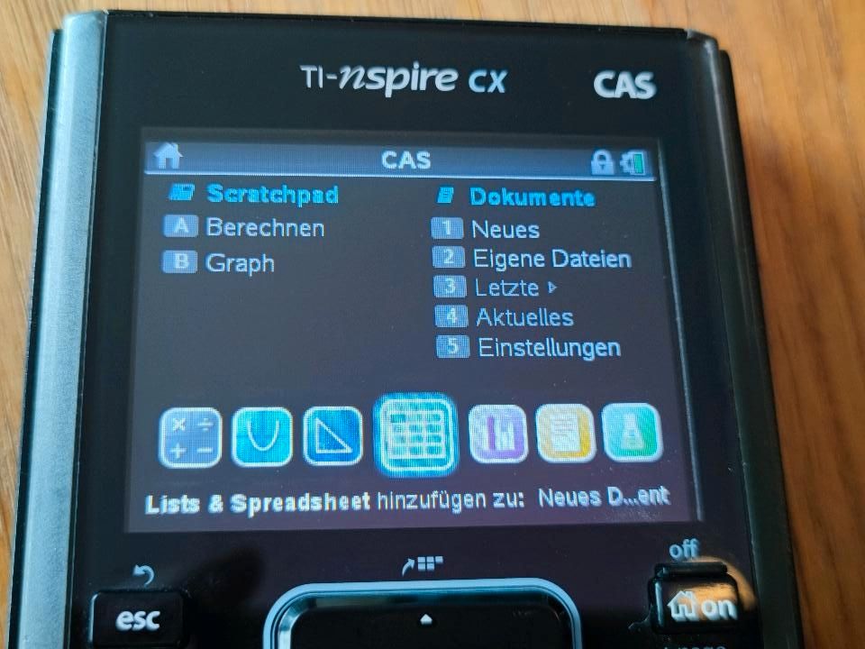 Texas Instruments TI nspire CX CAS Taschenrechner Graph in Gevelsberg