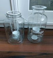 2 x teelichthalter glass weiß windlicht Nordrhein-Westfalen - Lage Vorschau