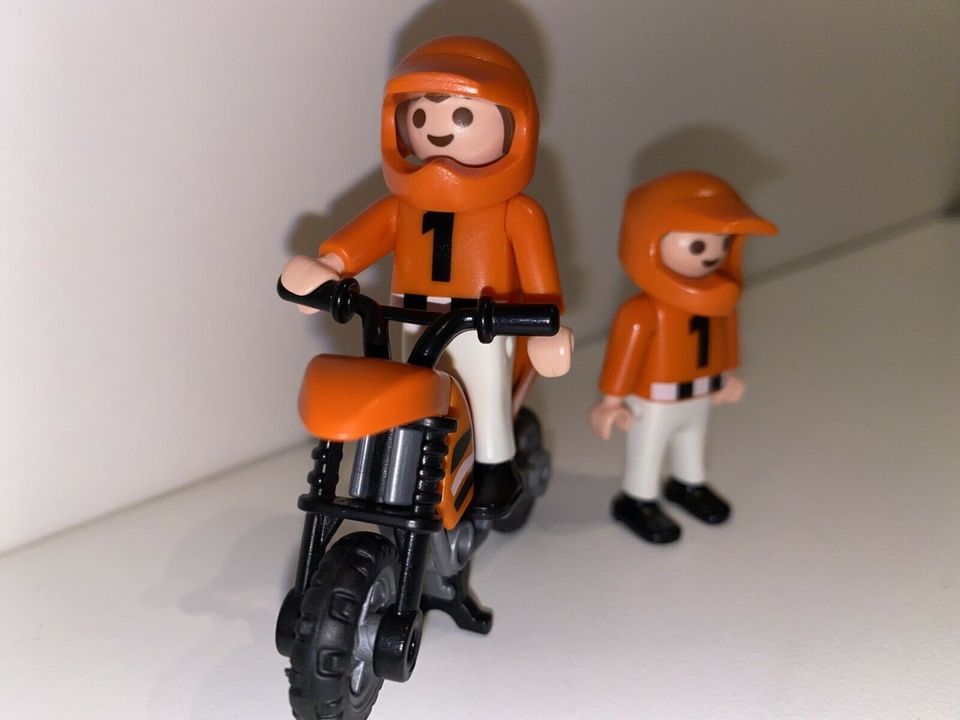 PLAYMOBIL Motocross Kinder Set Motorrad Mofa Rennen in Düsseldorf