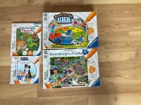 Tiptoi Puzzle Polizei Feuerwehr Spiel Uhr lernen Buch Tiere Baden-Württemberg - Benningen Vorschau