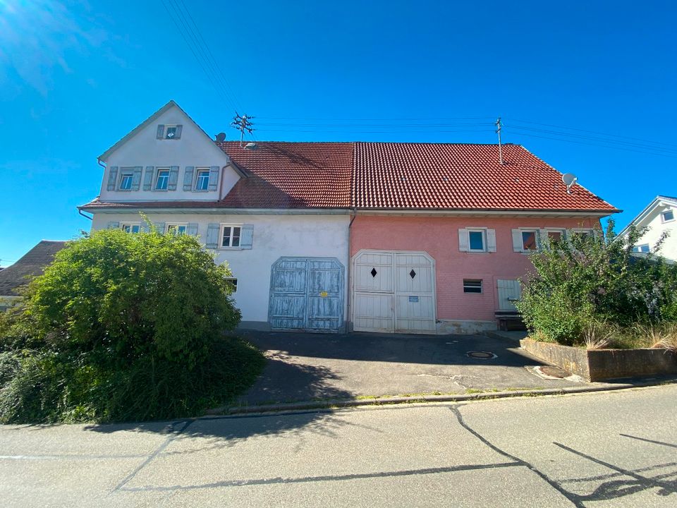 Zwei Bauernhäuser zum Preis von einem Bauernhaus mit gr. Garten in Geislingen