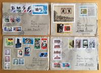 Konvolut Briefmarken DDR auf echt gelaufenen Versandtaschen Sachsen - Chemnitz Vorschau