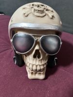 Biker Spardose Totenkopf mit Motorradhelm + Sonnenbrille Kr. München - Garching b München Vorschau