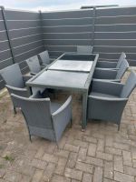 Gartentisch mit 8 Stühle Niedersachsen - Neuenkirchen-Vörden Vorschau