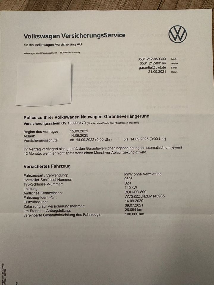 Volkswagen Tiguan Allspace DSG-4 Motion  Garantie bis 09.25 in Bocholt