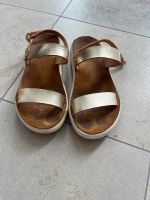 Acient Greek Sandalen Gold metallic Leder Gr. 38 Modell Clio Bayern - Hengersberg Vorschau