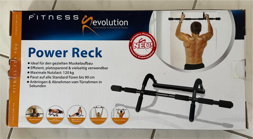 Power Reck / Klimmzugstange für den Türrahmen wie NEU!! in Mommenheim