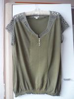 Esprit ärmelloses T-Shirt Oberteil/Khaki grün Gr. S Lübeck - St. Lorenz Süd Vorschau