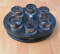 Glasstar Wodka-Gläser, dekoriert mit der Bar aus Holz, 6 Stück Nordrhein-Westfalen - Leopoldshöhe Vorschau