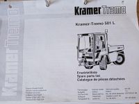 Kramer Tremo 501 Ersatzteileliste Anleitung mit Details Rheinland-Pfalz - Baustert Vorschau