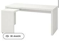 Weiße Ikeatisch zu verkaufen Schreibtisch Bayern - Augsburg Vorschau